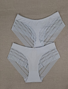 Женские бесшовные трусы слипы  (хлопок) ALINA 