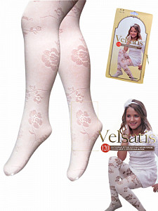 Колготки с фантазийным рисунком 120 DEN капроновые VELSATIS