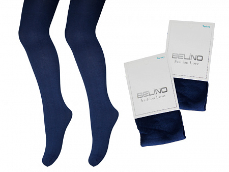Колготки капроновые 60 DEN синие для девочки BELINO